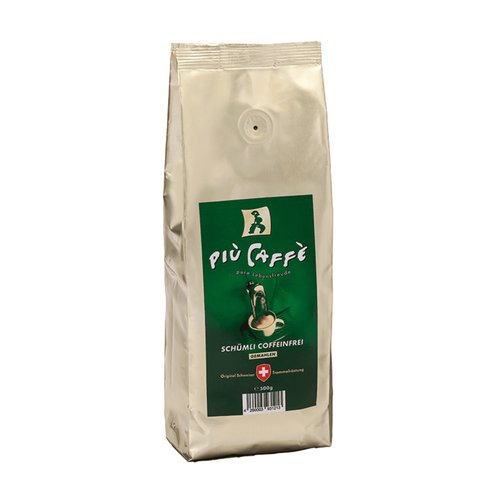 più caffè ground caffeine-free