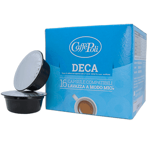 16 A Modo Mio compatible capsule Decaffeinato