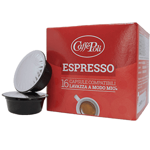 16 A Modo Mio compatible capsule Espresso