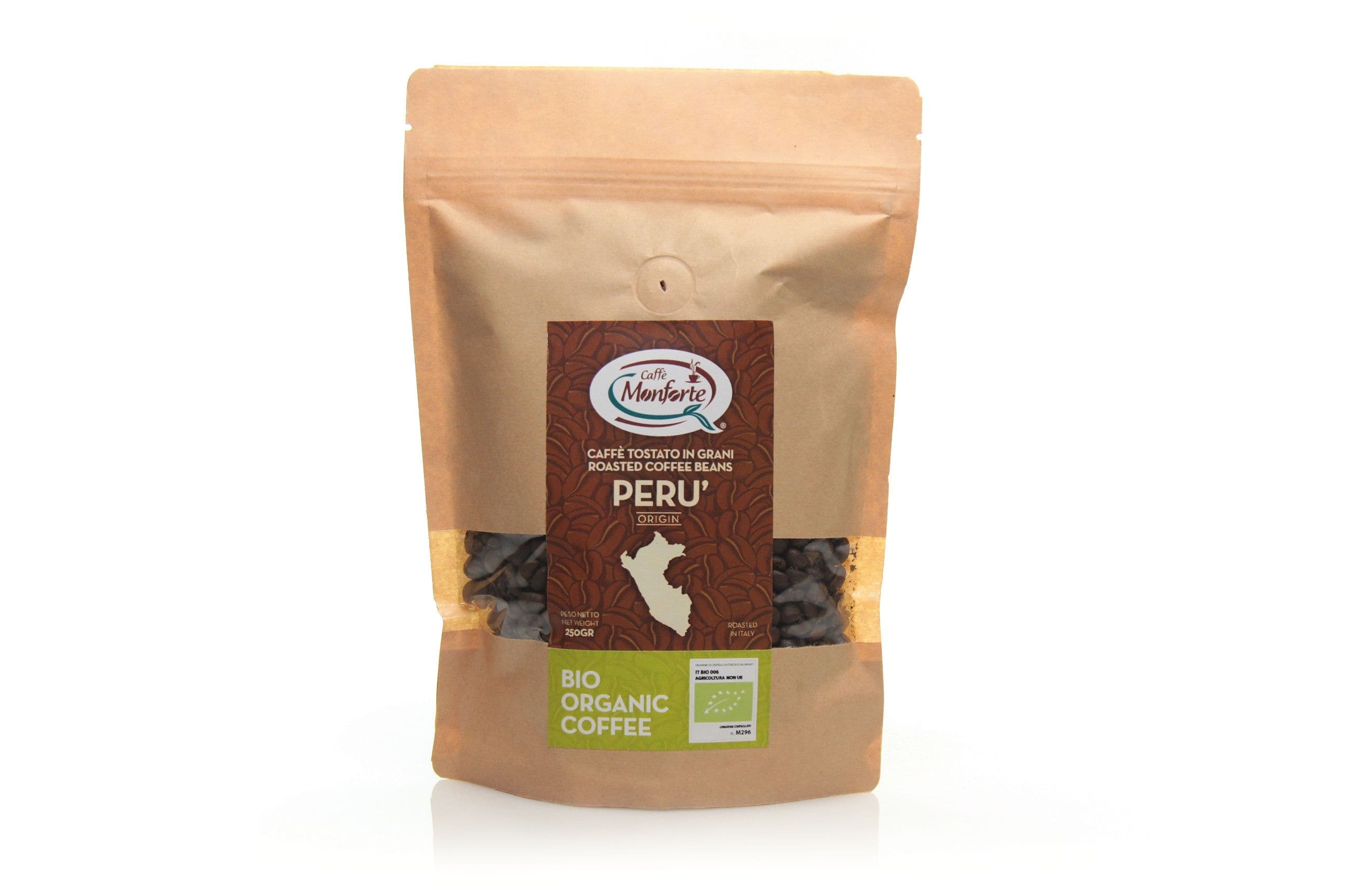 Caffe Monforte Organic Line Bio Peru Coffee Beans