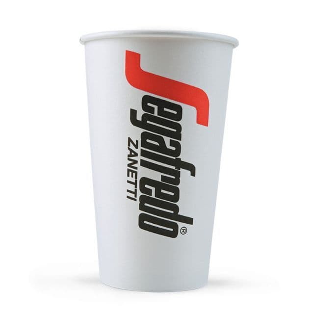 Segafredo Branded 16oz Paper Cups - For Hot Beverages (1 case)