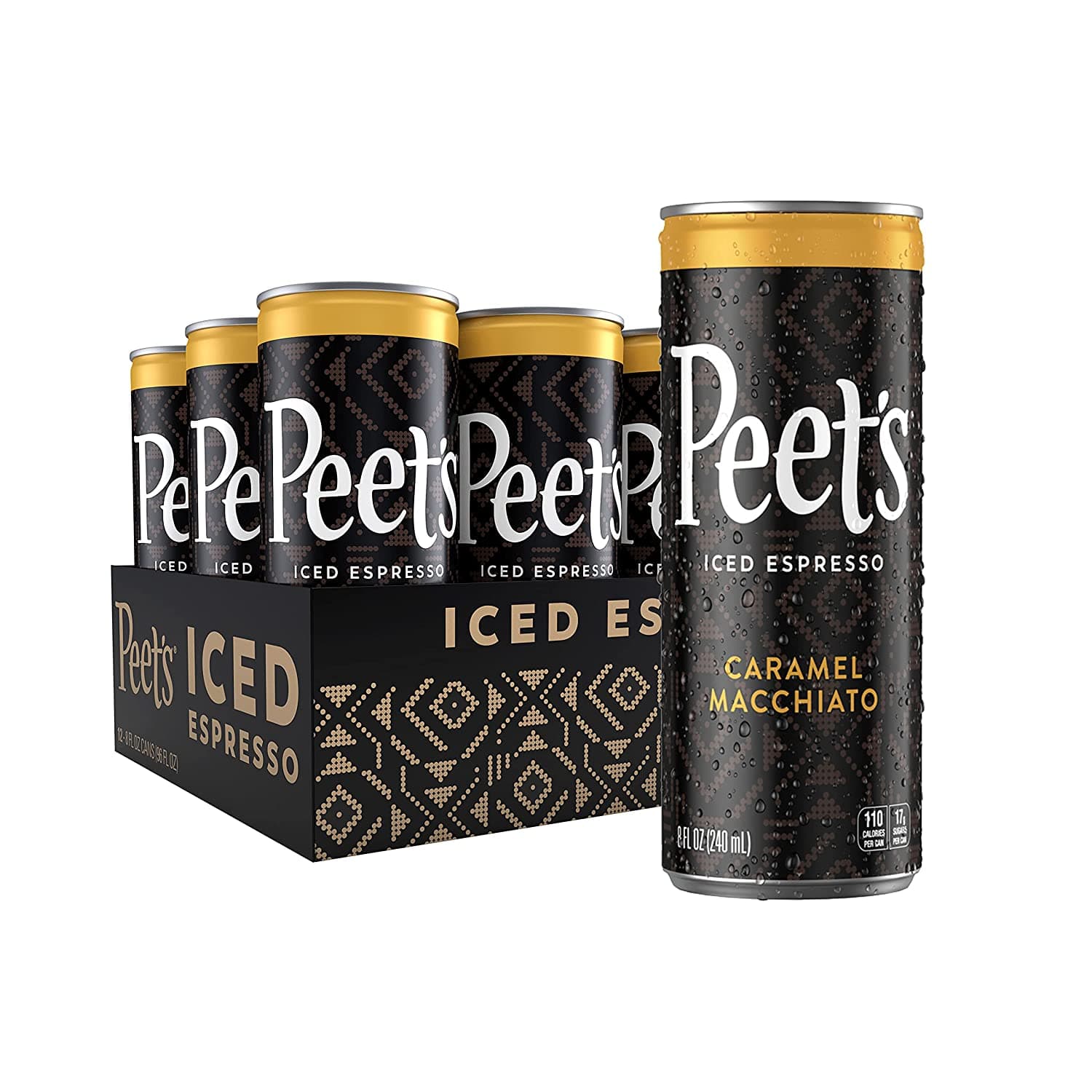 Iced Espresso Caramel Macchiato 8 oz Cans (12 Count)