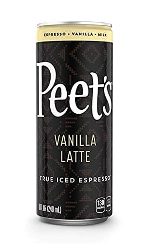 True Iced Espresso, Vanilla Latte, 8 ounce (Pack of 24)