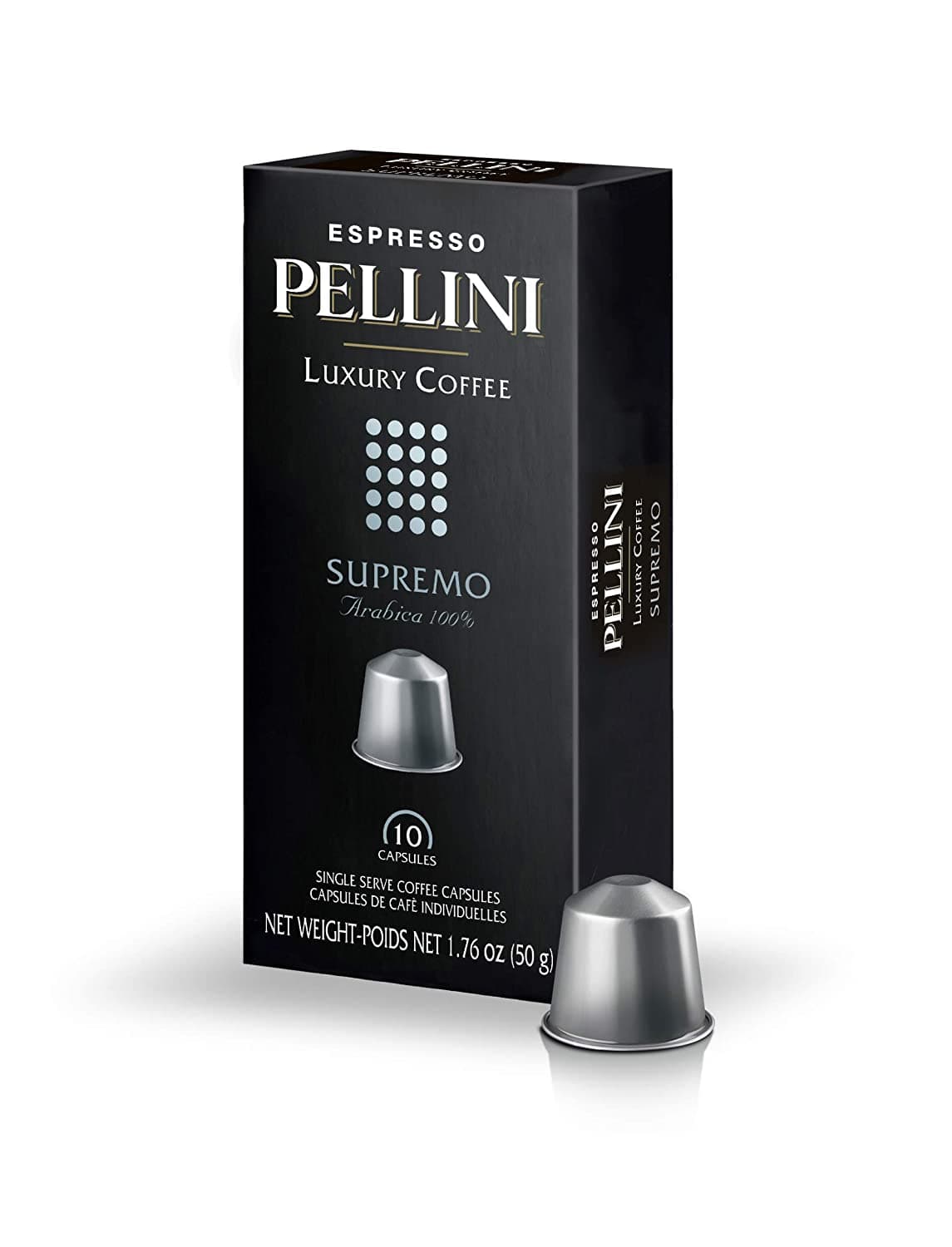 Pellini Supremo Espresso Capsules, Mild, 10 Ct
