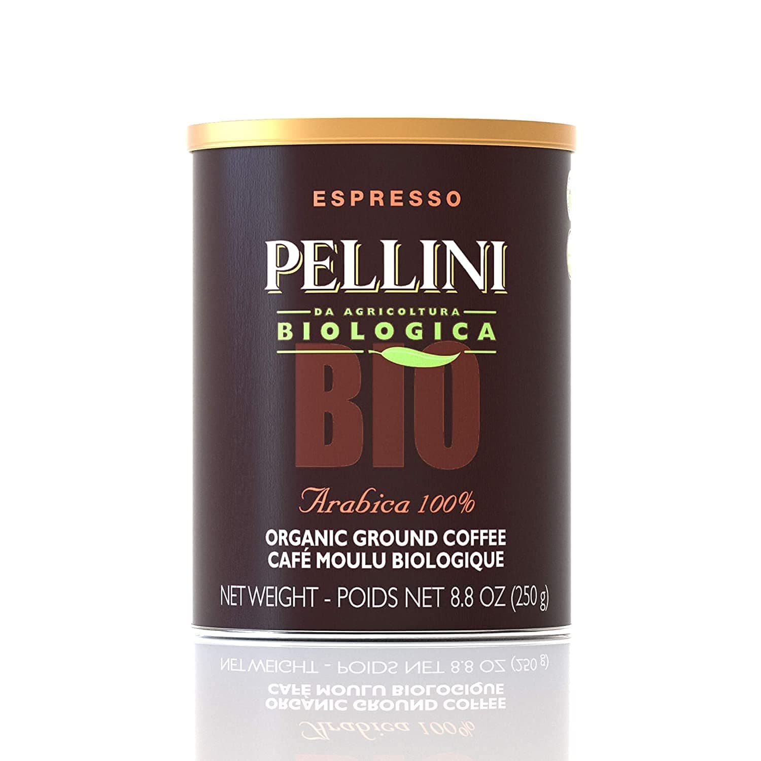 Pellini Top Arabica 100% Organic Ground Coffee 250g