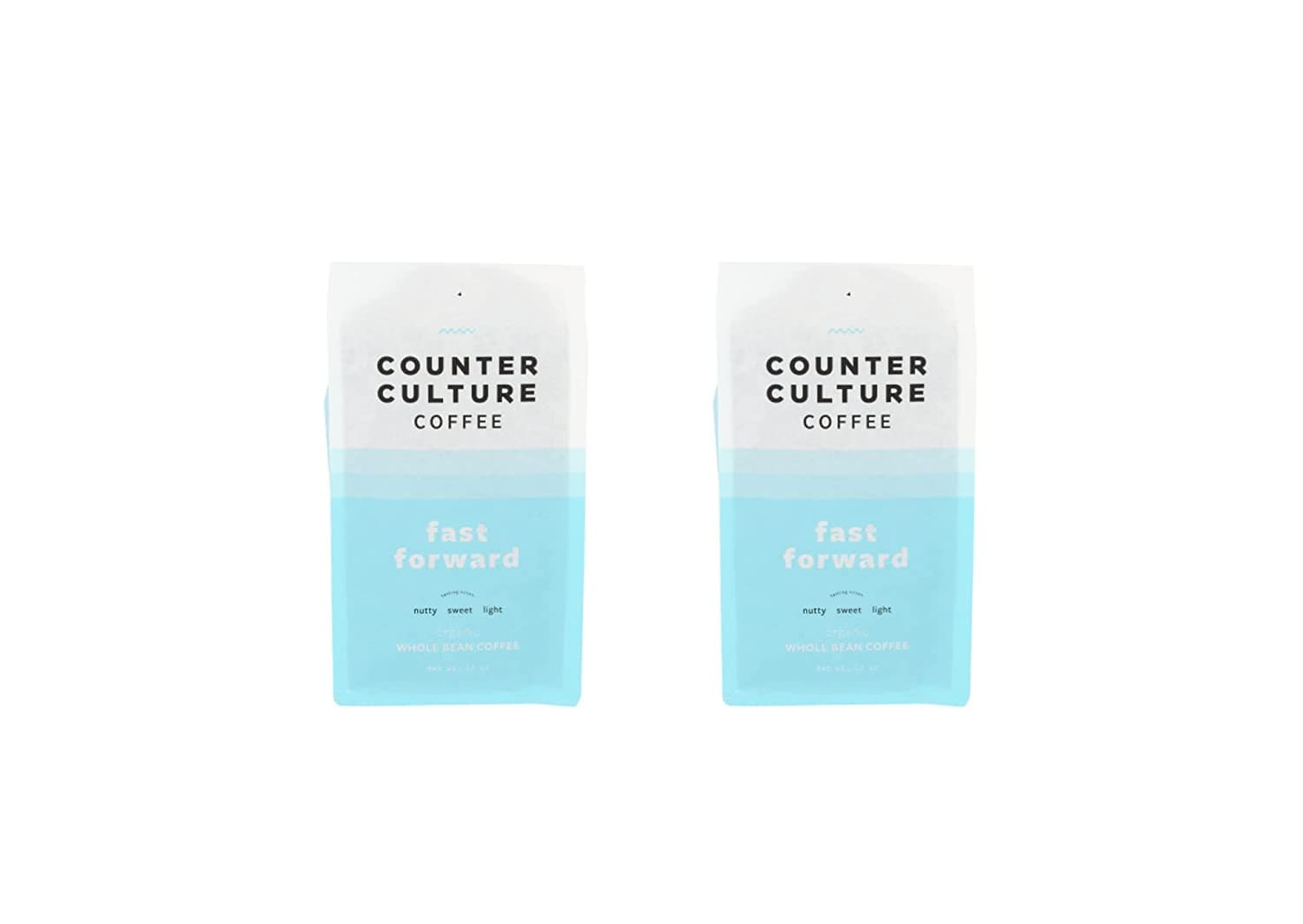 Counter Culture Whole Bean Coffee (Fast Forward) 12 oz (Pack of 2)