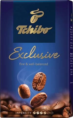 Tchibo Exclusive Coffee, Premium Ground, 8.8-Ounce Vacuum Packs (Pack of 3)