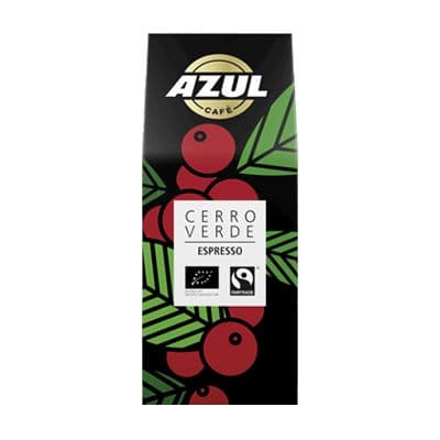Cerro Verde Espresso, folding box, organic/fair trade, whole beans