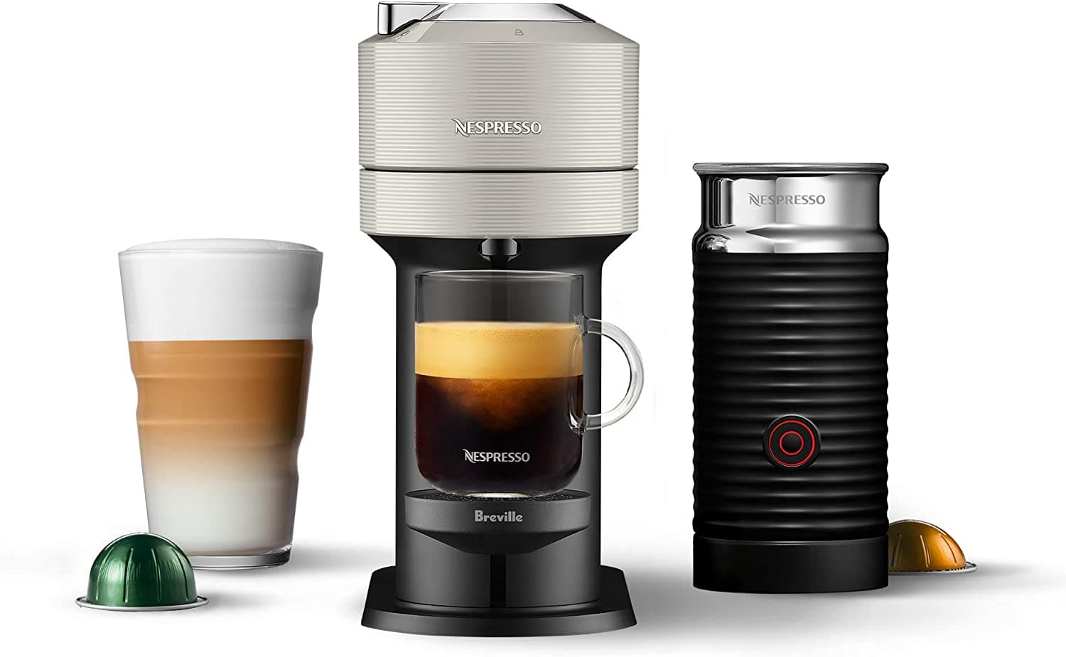 Nespresso Vertuo Next Coffee and Espresso Machine by Breville with Milk Frother